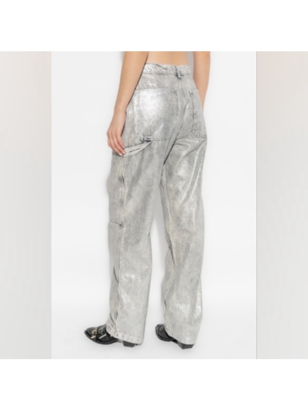ALLSAINTS MIA SPARKLE CARPENTER JEANS 31